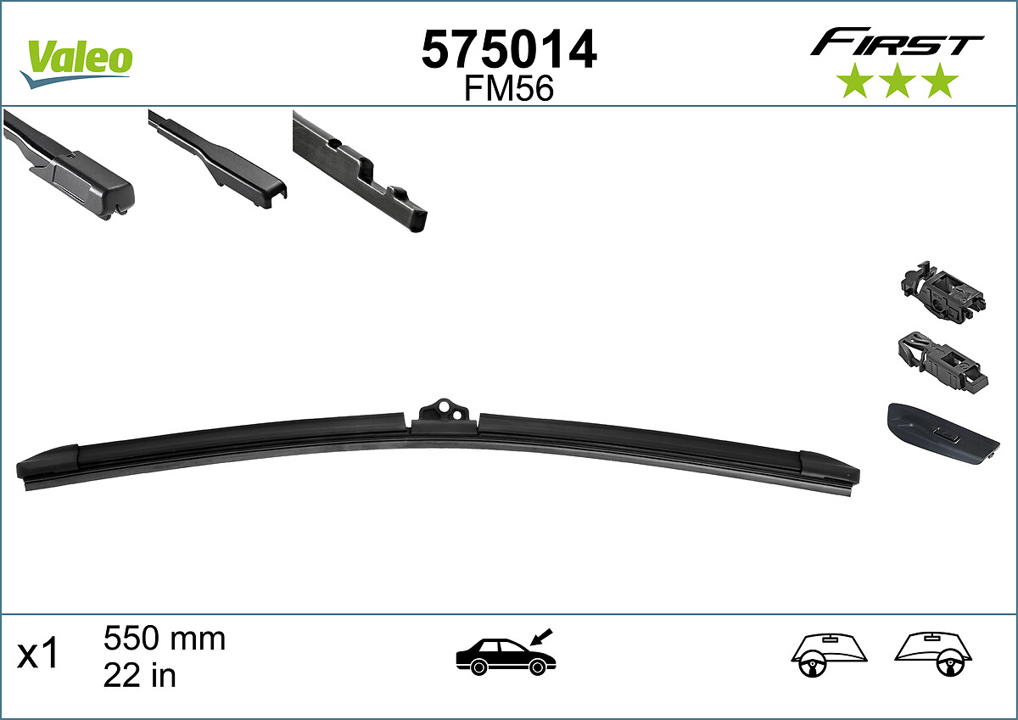 575014 Valeo Щетка стеклоочистителя