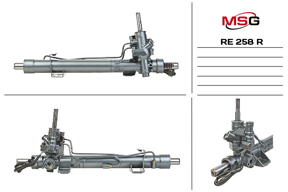 RE258R MSG Rebuilding Рулевая рейка с ГУР восстановленная