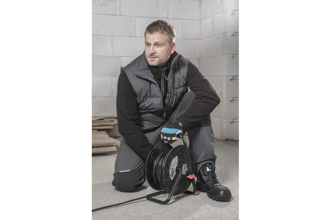 Жилет WIED утепленный RipStop, графит, S (48) Hogert Technik HT5K243-S