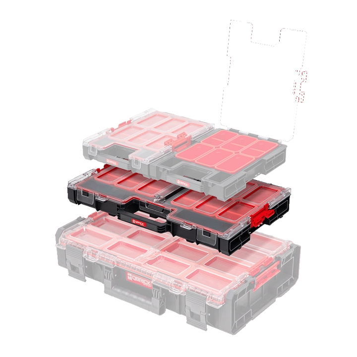 Qbrick System Органайзер для мелких деталей, 21", 531x379x77, SYSTEM One Organizer L 2.0 – цена 1560 UAH
