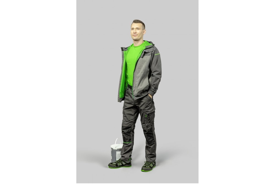 Брюки рабочие LEMBERG темно-серые, 2XL (56) Hogert Technik HT5K802-1-2XL