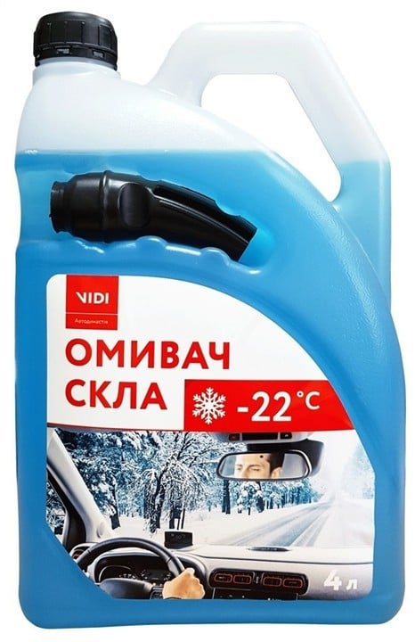 AO00225 VIDI Омивач скла VIDI зимовий -22°C, Зимова свіжість, 4 л