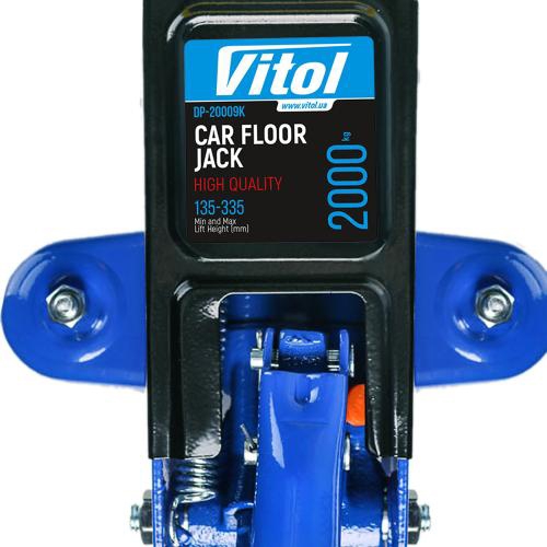 Домкрат гидравлический подкатной Vitol DP-20065K