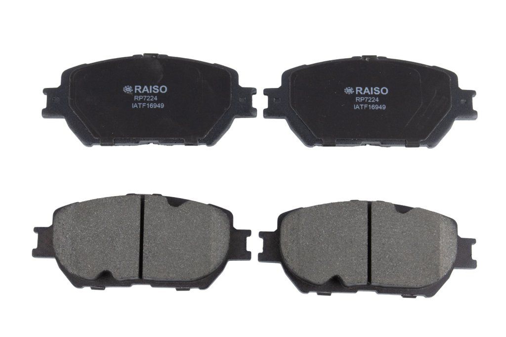 RAISO RP7224 Тормозные колодки дисковые передние, комплект RP7224: Отличная цена - Купить в Украине на EXIST.UA! RP7224 RAISO Тормозные колодки дисковые передние, комплект