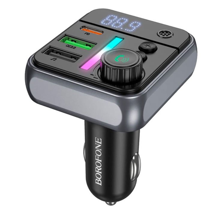 39956 Borofone FM-модулятор Borofone BC50, Black