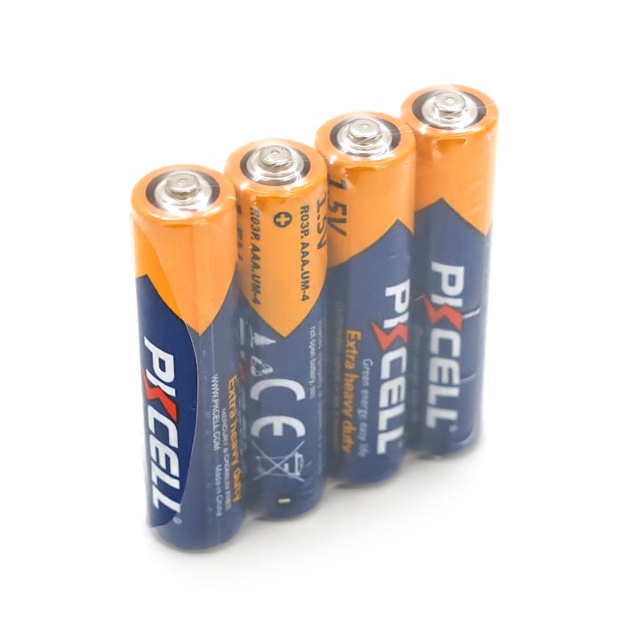 9312 PkCell Батарейка сольова PKCELL 1.5V AAA/LR03, 4 шт