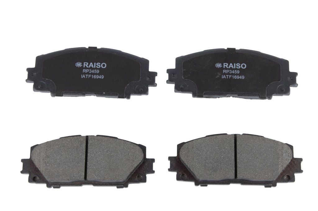 RAISO RP3459 Тормозные колодки дисковые передние, комплект RP3459: Отличная цена - Купить в Украине на EXIST.UA! RP3459 RAISO Тормозные колодки дисковые передние, комплект