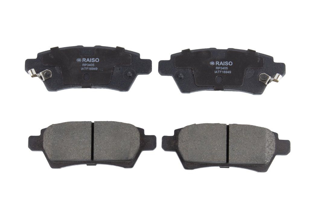 RP3405 RAISO Тормозные колодки дисковые задние, комплект