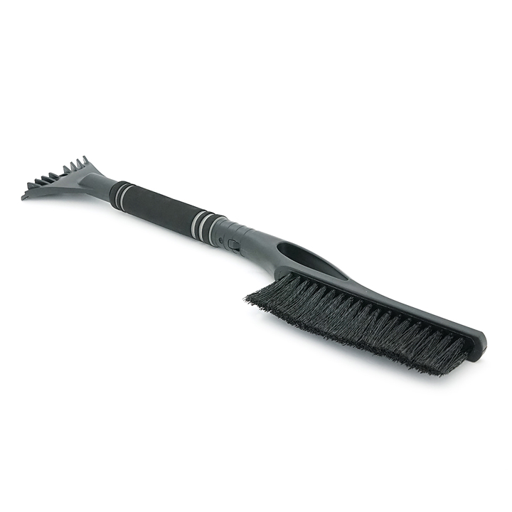 43022 Voltronic Щетка-скребок Voltronic 2в1, 60 см, щетка 19 см, скребок 11 см, черная