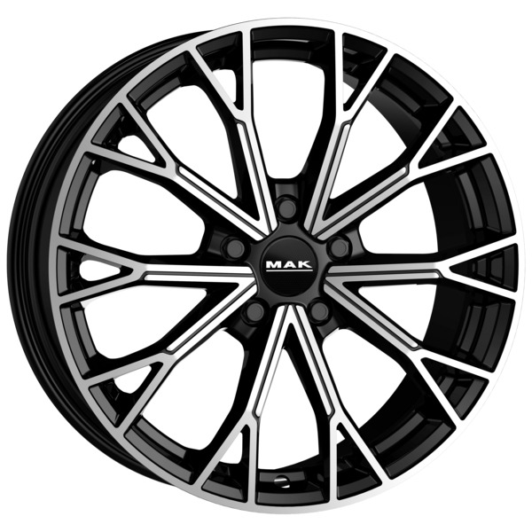 F7080ASBM33GG2X MAK Диск Колеса легкосплавний MAK Wheels ASPHALT 7x18 5x108 ET33 DIA65,1 BLACK MIRROR