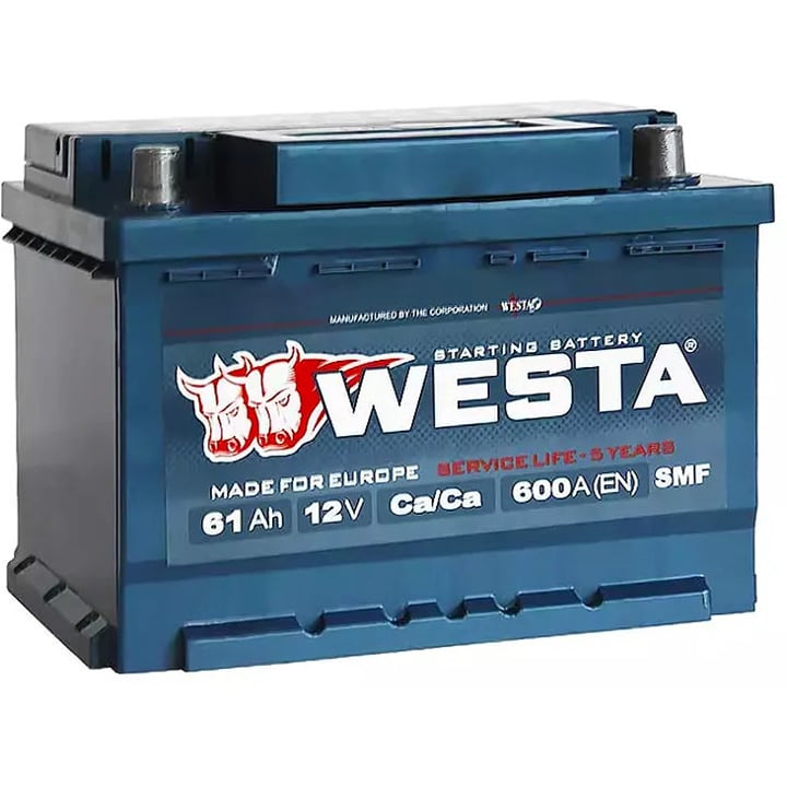 WPR611 Westa Акумулятор WESTA 6СТ 12В 61Аг 