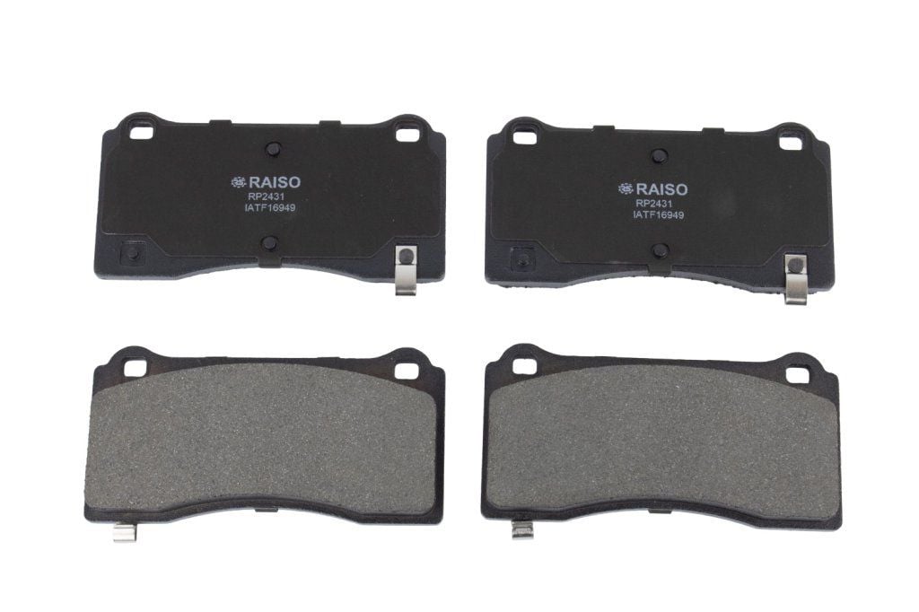 RP2431 RAISO Тормозные колодки дисковые передние, комплект