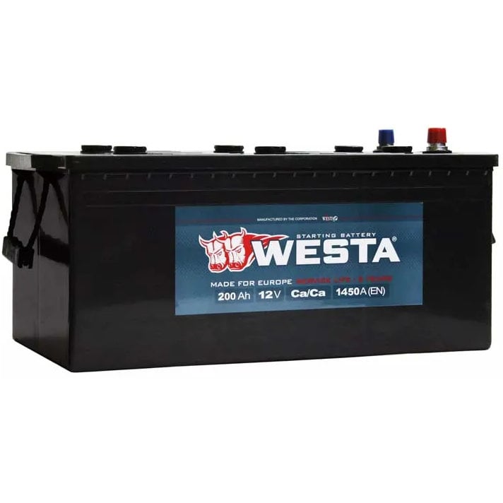 WPR200 Westa Акумулятор WESTA 6СТ 12В 200Аг (EN) L+