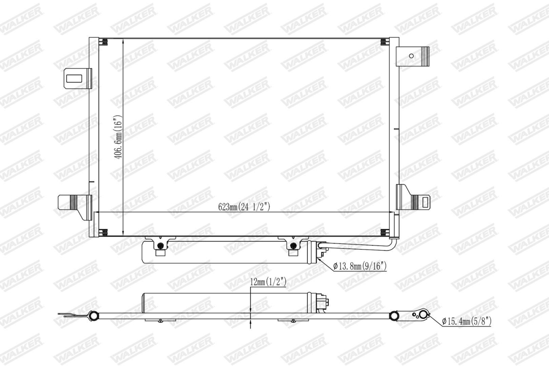 Конденсатор, кондиционер Walker WCD00431