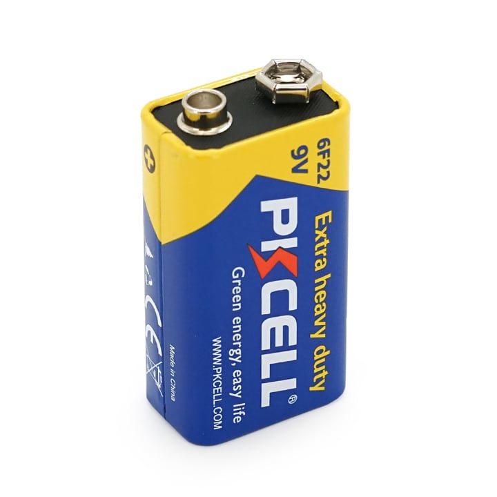 9317 PkCell Батарейка сольова PKCELL 9V/6F22, крона, 1 шт