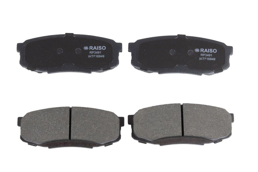 RP3491 RAISO Тормозные колодки дисковые задние, комплект