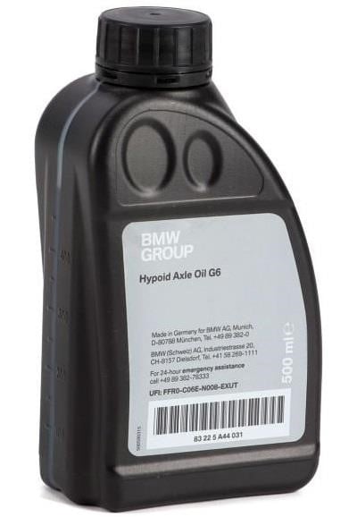 83225A44031 BMW Масло для гипоидной оси BMW Hypoid Axle Oil G6, 0,5л