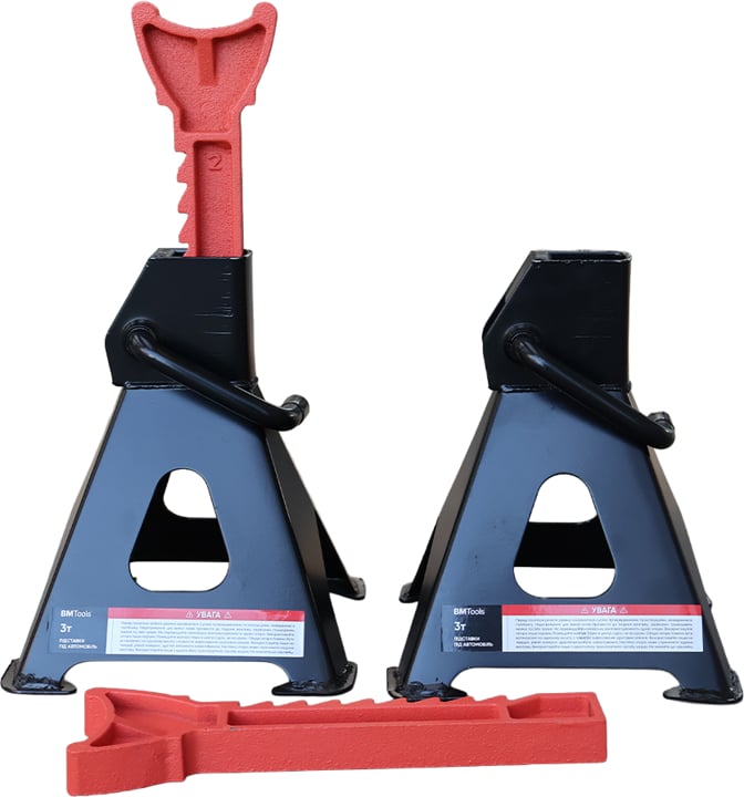 31900001 BM Tools Підставка автомобільна 3т, 2 шт