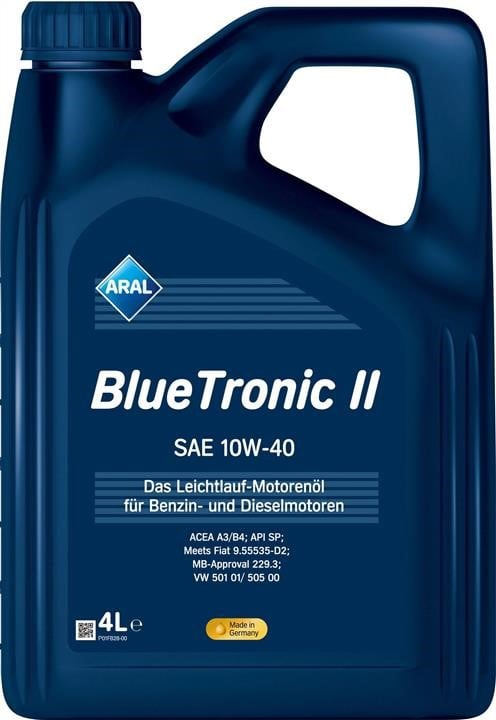 ARALBLTR10W404L Aral Моторна олива Aral BlueTronic 10W-40, 4л