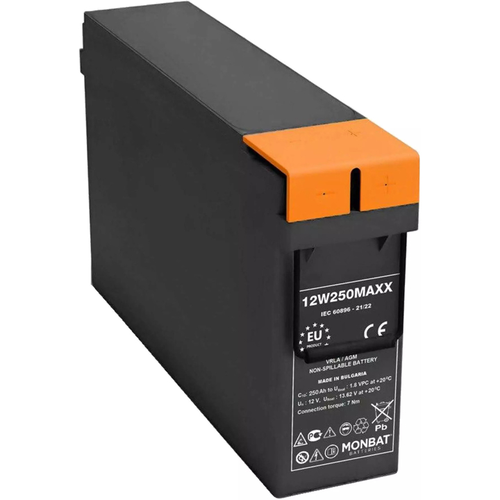 250MAXX Monbat Аккумулятор MONBAT Front Terminal Carbon 6СТ 250MAXX 12В 250Ач (EN) R+