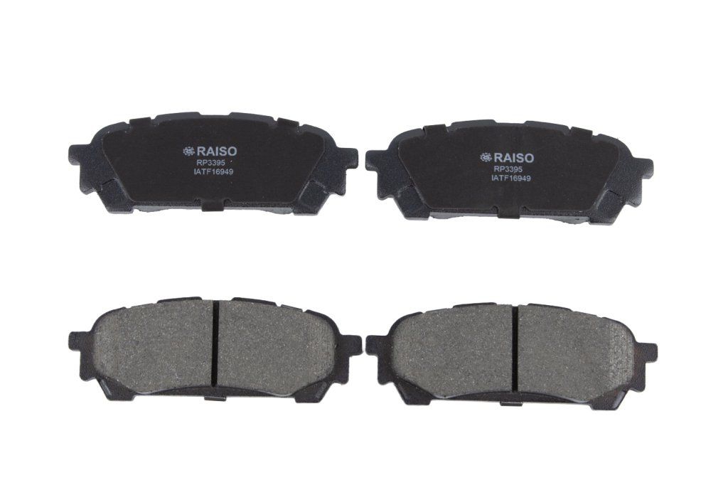 RP3395 RAISO Тормозные колодки дисковые задние, комплект