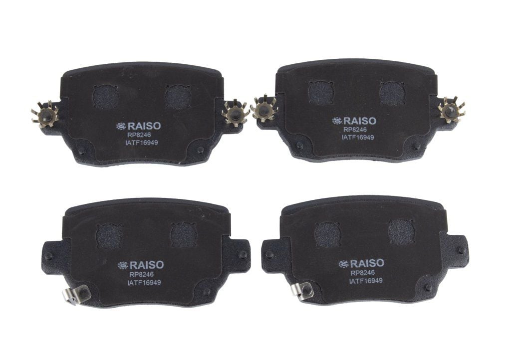 RAISO RP8246 Тормозные колодки дисковые задние, комплект RP8246: Отличная цена - Купить в Украине на EXIST.UA! RP8246 RAISO Тормозные колодки дисковые задние, комплект