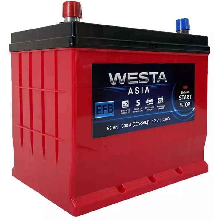WAE651 Westa Акумулятор WESTA EFB 6СТ 12В 65Аг (EN) L+