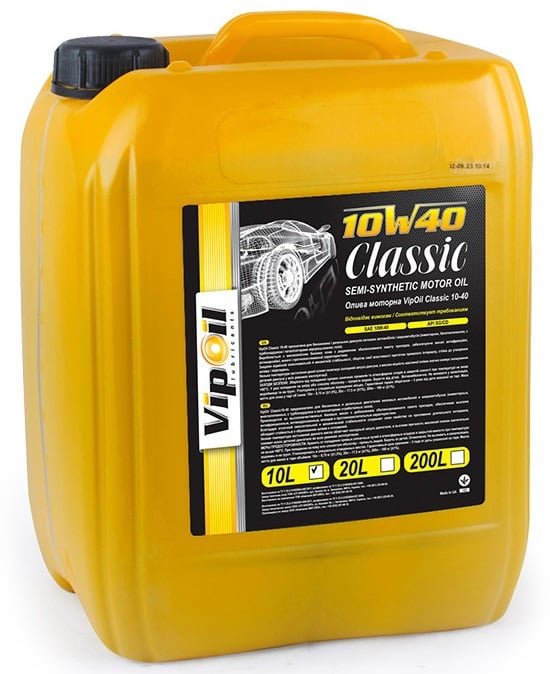 0162835 VipOil Моторное масло VipOil Classic 10W-40, 10 л