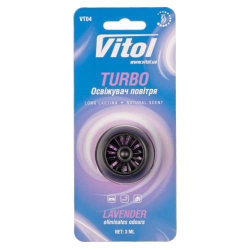 VT04 Vitol Ароматизатор воздуха VITOL Turbo Lavender 