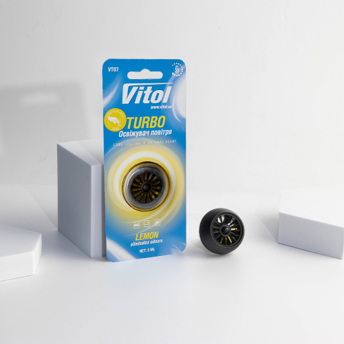 Vitol Ароматизатор воздуха VITOL Turbo Lemon – цена 66 UAH