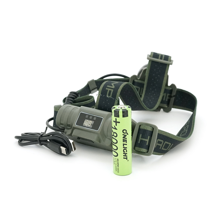 Налобний ліхтарик BP-8099TG, Zoom, Type-C кабель Voltronic 43995
