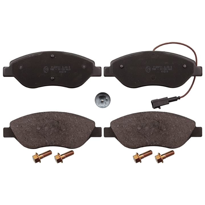 VKBP80752E SKF Тормозные колодки дисковые, комплект