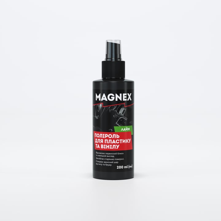 4823048034174 Magnex Полироль для пластика и винила Magnex, Лайм, 200 мл