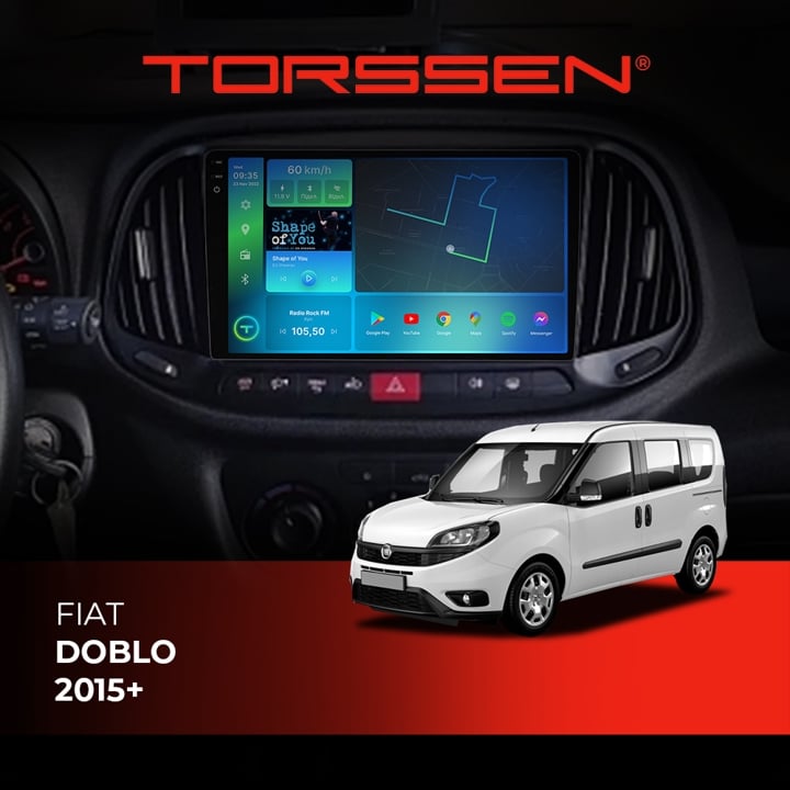 202300051 Torssen Автомагнитола 2K F9464 4G, CarPlay, DSP
