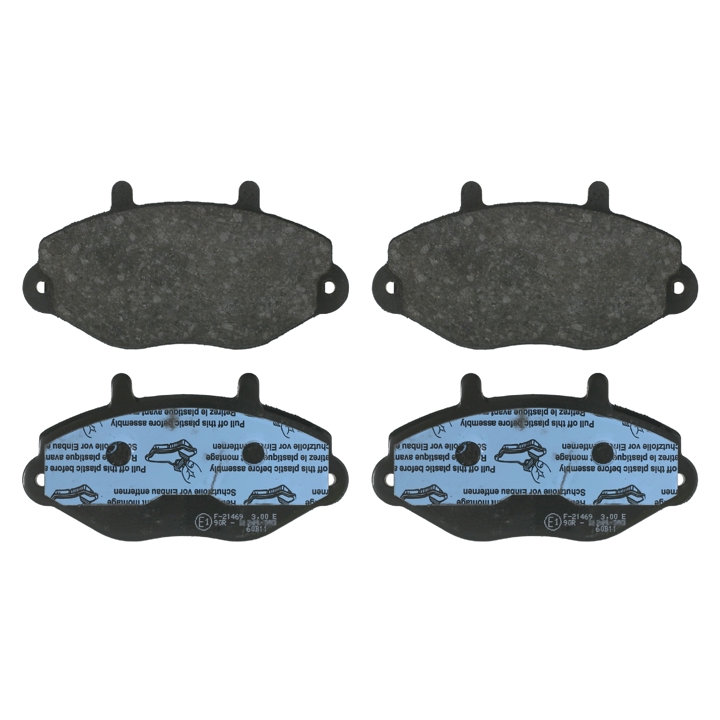 1074972 Ford Тормозные колодки дисковые, комплект