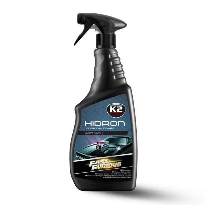 FF3021 K2 Полироль для кузова – жидкий воск K2 Fast & Furious Hidron Wet Wax, 750 мл