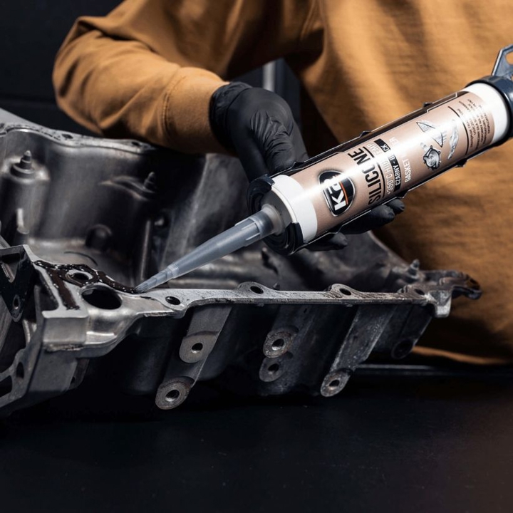 Силиконовый герметик K2 Черный, 300 г K2 B200N