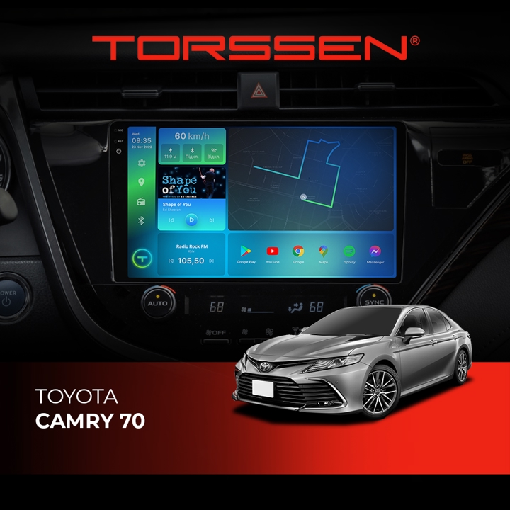 202305999 Torssen Автомагнітола 2K FL10 4G, CarPlay, DSP