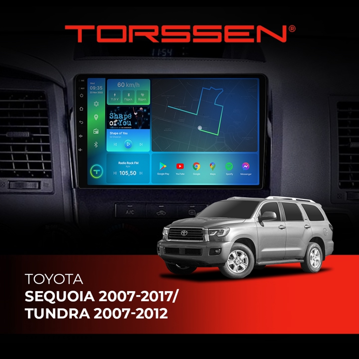 202306648 Torssen Автомагнітола FL10 4G, CarPlay, DSP