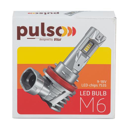 Лампи LED M6-HВ3(9005)/9-18v/2x28w Pulso M6-HB3
