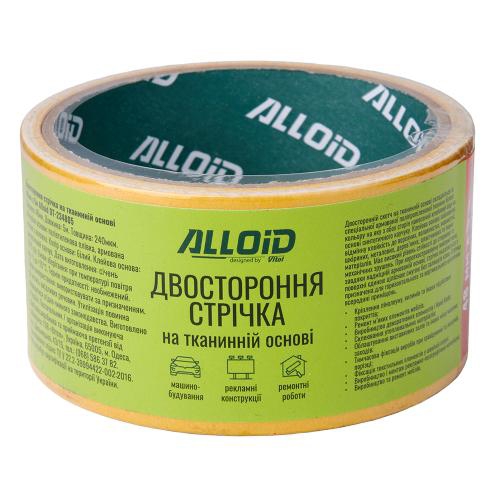 Alloid Скотч двухсторонний на тканевой основе 48мм х 5м – цена 54 UAH