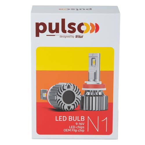 Лампи LED N1-H4-H/L/9-16V/2x70W Pulso N1-H4