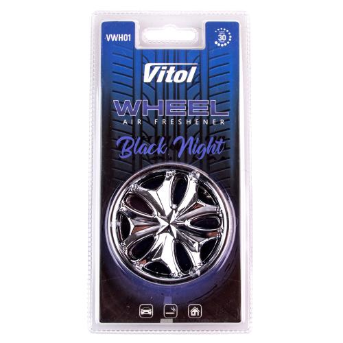 VWH01 Vitol Ароматизатор воздуха VITOL Wheel Black Night 