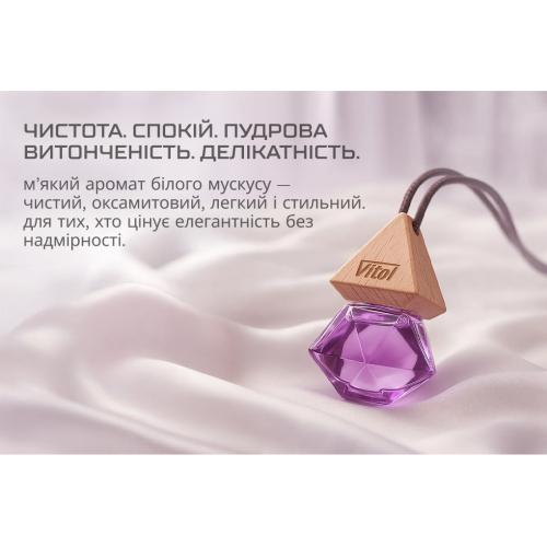 Ароматизатор воздуха VITOL Brilliant Air White Musk 8 мл Vitol VBA05