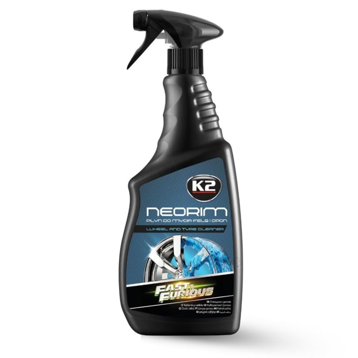 FF177 K2 Очиститель колесных дисков K2 Fast & Furious Neorim Wheel & Tire Cleaner, 700 мл