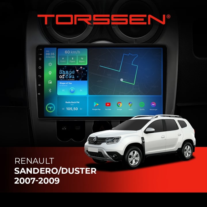 202306531 Torssen Автомагнитола FL9 4G, CarPlay, DSP