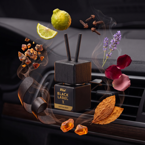 Ароматизатор воздуха VITOL Black Label X Leather Resin  8 мл Vitol V2304010