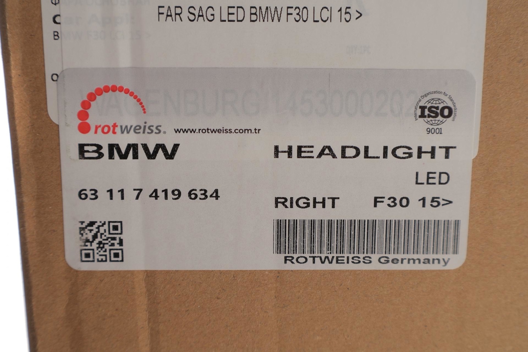 Фара права Rotweiss 63117419634