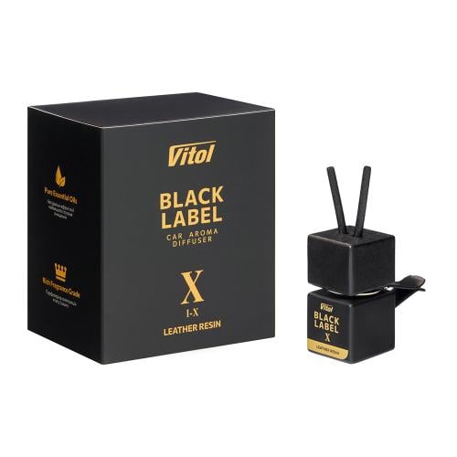 V2304010 Vitol Ароматизатор повітря VITOL Black Label X Leather Resin 8 мл