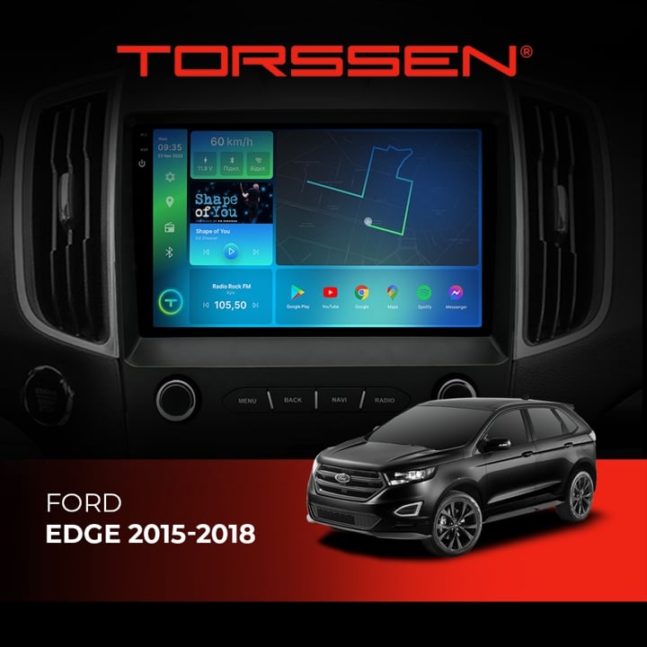 202309066 Torssen Автомагнитола 2K F9464 4G, CarPlay, DSP